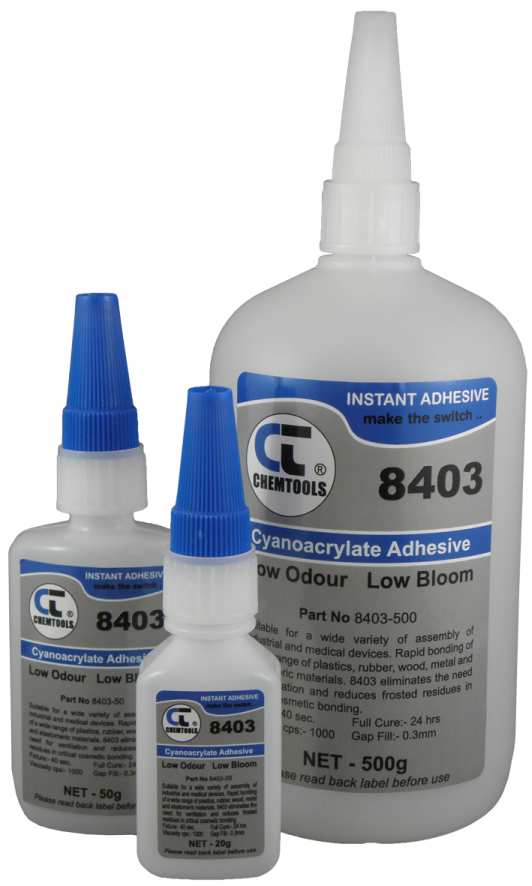 CHEMTOOLS INSTANT ADHESIVE LOW ODOUR LOW BLOOM 50G